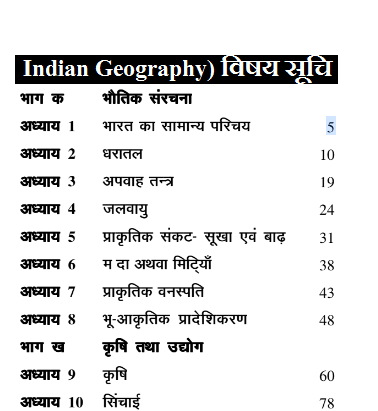 Indian Geography Letest Update in Hindi PDF