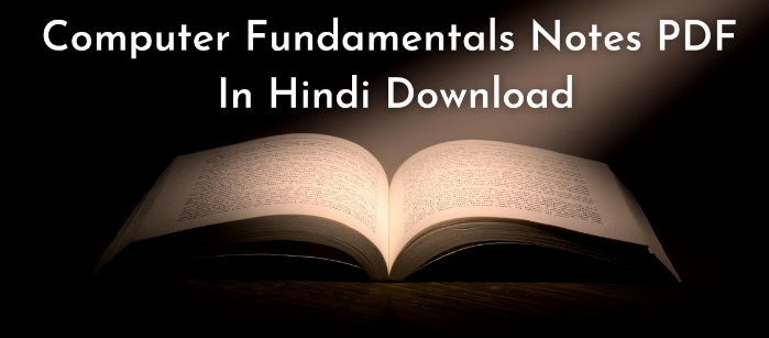 Computer Fundamentals Notes Hindi And English PDF