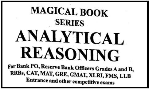 Analytical Reasoning PDF By Mk Pandey