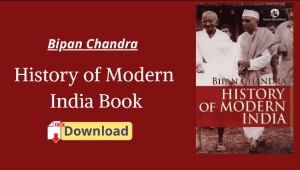History of Modern India by Bipan Chandra PDF Download