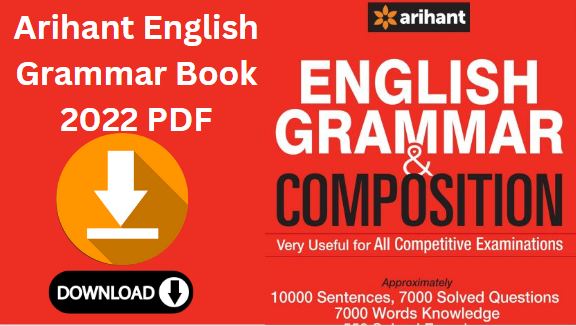 Arihant English Grammar Book 2022 PDF