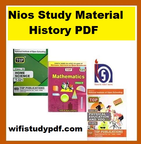 Nios Study Material History PDF