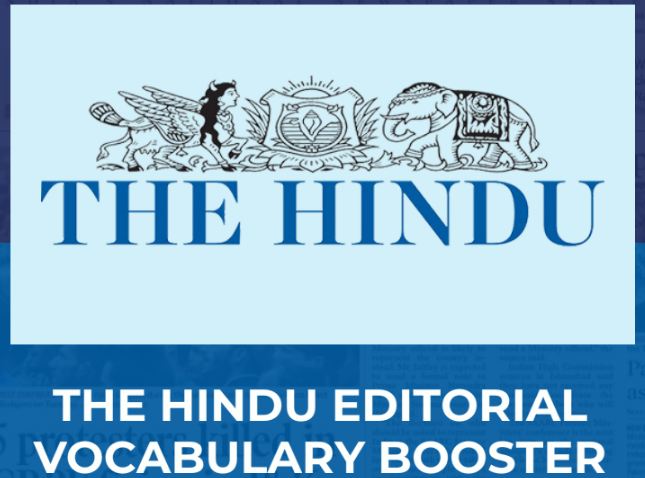 The Hindu Editorial Vocabulary Booster PDF