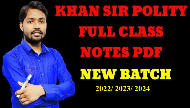 Khan Sir New Polity Class PDF